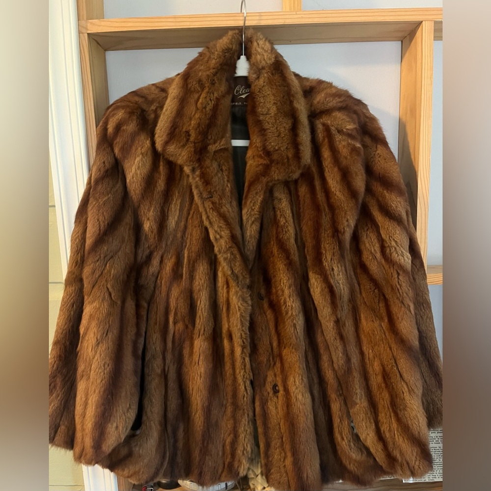 Vintage Clearfield Furs Mink Shawl
